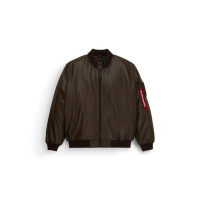 Alpha Industries - Mens Ma-1 Heritage Fit Flight Jacket (Leather)
