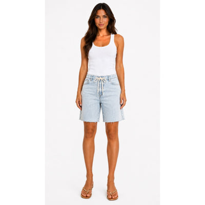 1822 Denim - Womens 7 3/4" Drawstring Short
