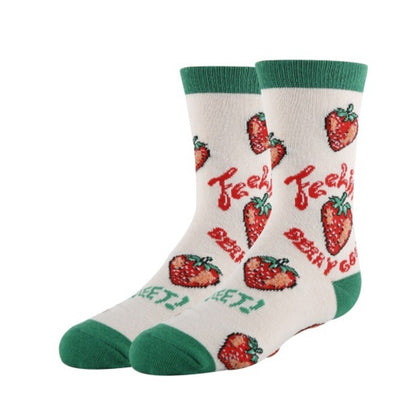 Oooh Yeah - Kids Crew Socks Berry Good