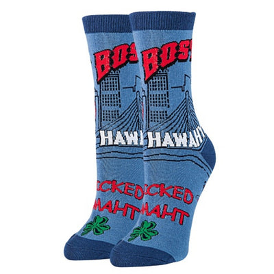 Oooh Yeah - Womens Crew Socks-Boston