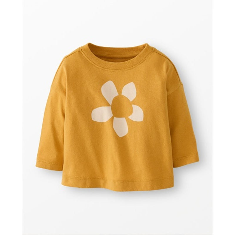 Hanna Andersson - Baby Long Sleeve Oversized Graphic T-Shirt