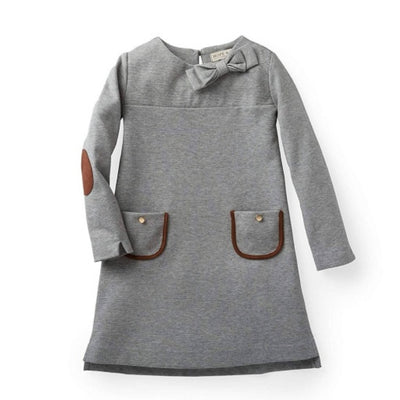 Hope & Henry - Girls Quilted Ponte Riding Dress