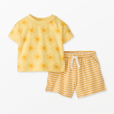 Hanna Andersson - Baby Tee & Short Set in Hannasoft™