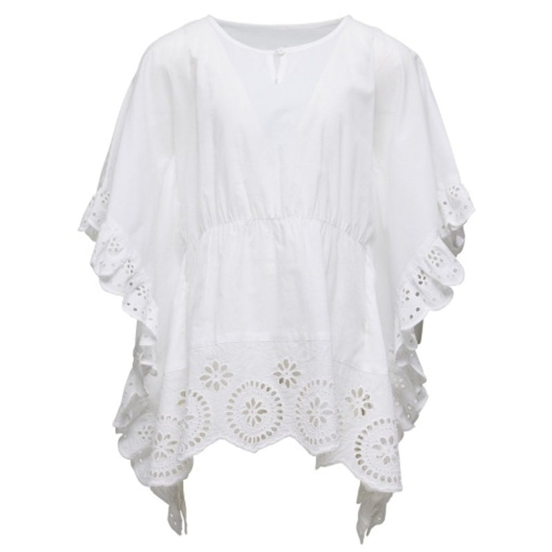 Snapper Rock - Girls Cesci White Eyelet Cover Up