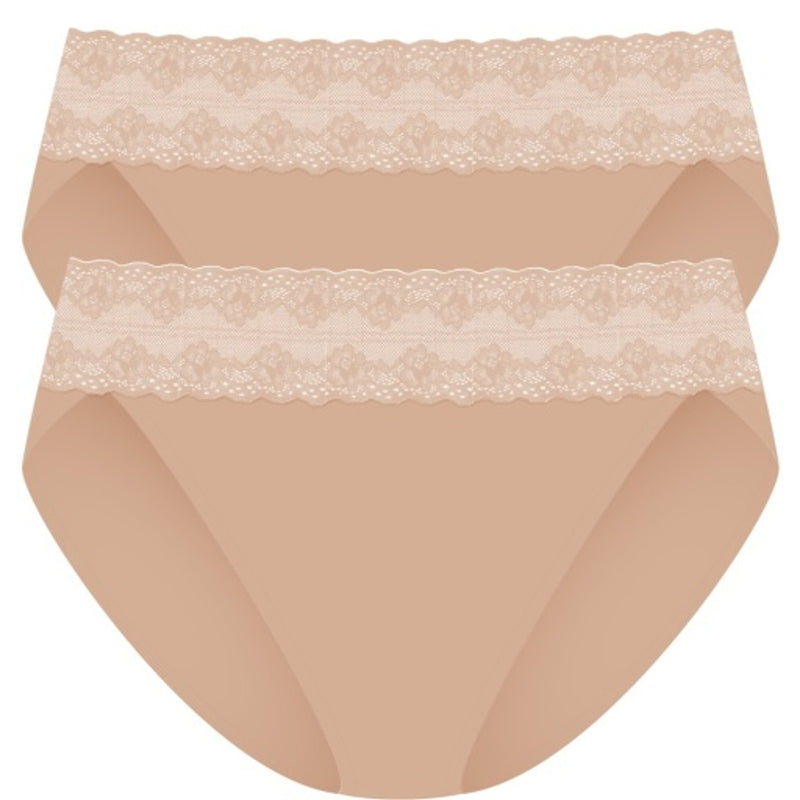 Natori - Womens Bliss Perfection One Size French Bikini 2-Pack