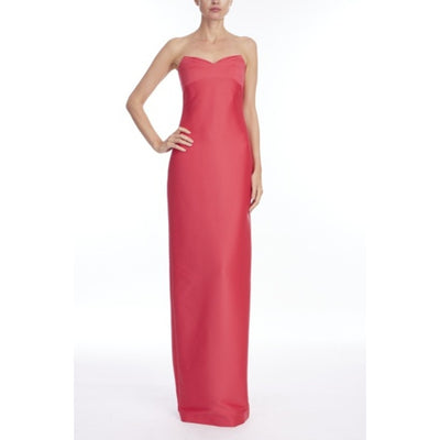 Badgley Mischka - Womens Fold Top Strapless