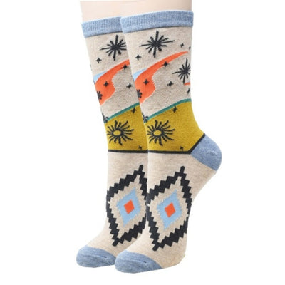 Oooh Yeah - Womens Echo Sands Womens Crew Socks