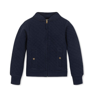 Hope & Henry - Girls Quilted Bomber Jacket