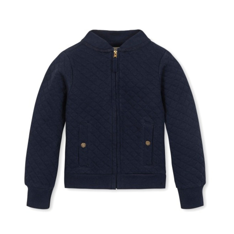 Hope & Henry - Girls Quilted Bomber Jacket