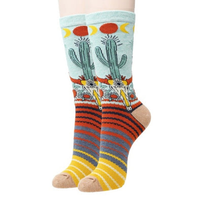 Oooh Yeah - Womens Desert Nights Womens Crew Socks
