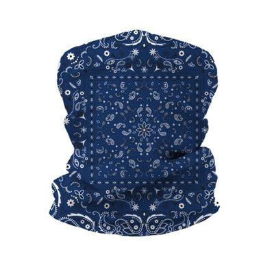 Oooh Yeah - Unisex Bandanas-Blue Lake Paisley
