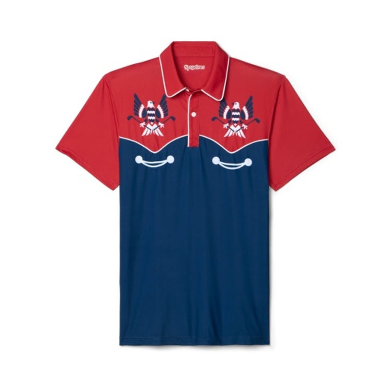 Tipsy Elves - Mens Freedom Flies Golf Polo