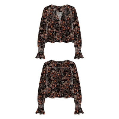 Liverpool Los Angeles - Womens Long Slv Woven Blouse with Pintucks