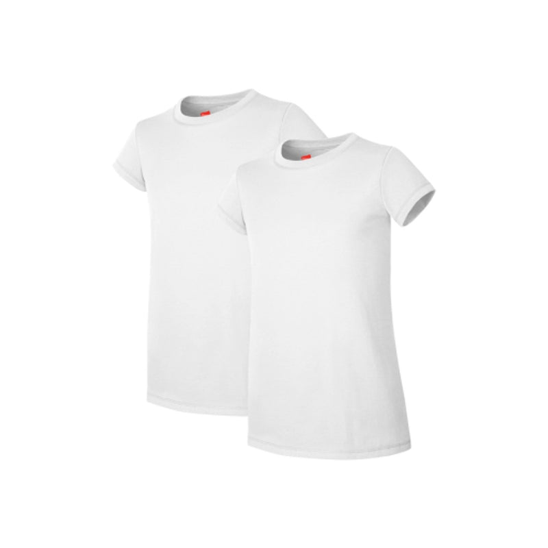 Hanes - Girls Essentials Girls' Cotton T-Shirt 2-Pack