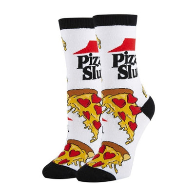 Oooh Yeah - Womens Crew Socks Pizza Slut