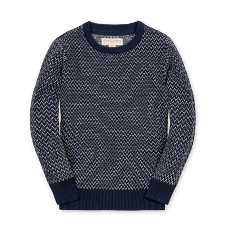 Hope & Henry - Boys Crew Neck Pullover Sweater