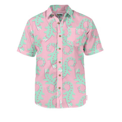 Tipsy Elves - Mens Good Time Gator Button Down Shirt