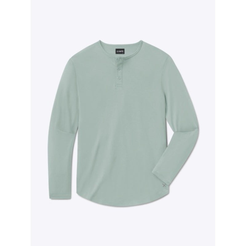 Cuts - Mens Ao L/S Henley Curve-Hem