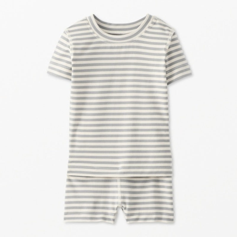 Hanna Andersson - Kids Striped Short John Pajama Set in Hannasoft™