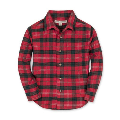 Hope & Henry - Boys Organic Flannel Shirt