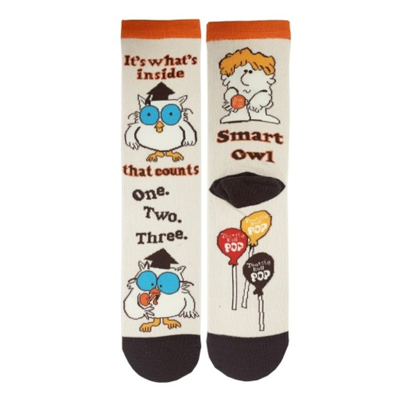 Oooh Yeah - Womens Crew Socks Smart Owl