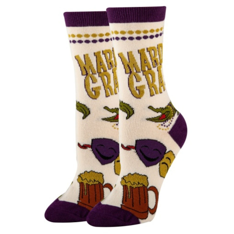 Oooh Yeah - Womens Crew Socks-Mardi Party