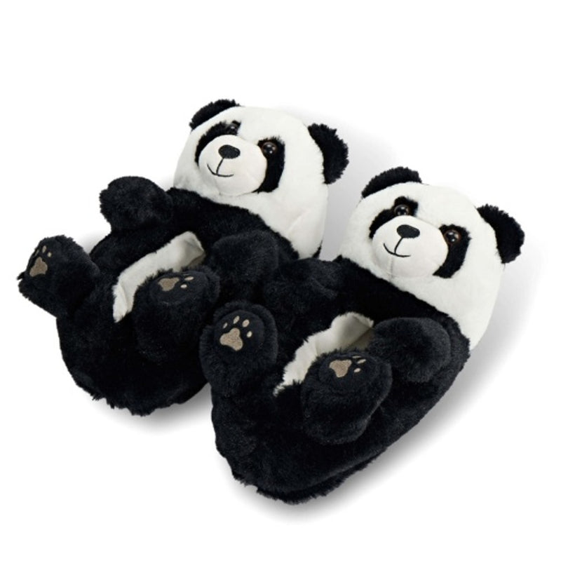 Oooh Yeah - Womens Animal Cozy Slippers-Panda Hugs