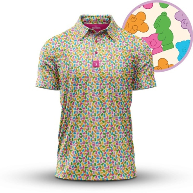 Bogey Bros - Mens Gummy Bears Polo - Gummy Bears