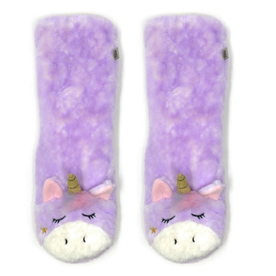 Oooh Yeah - Womens Sherpa Sock-Magic Unicorn