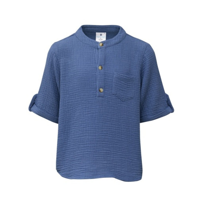 Snapper Rock - Boys Frankie Denim Blue Resort Shirt