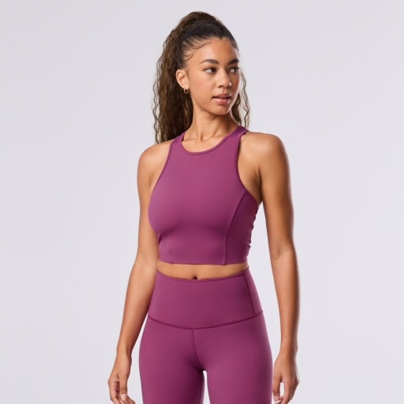 Thirty Three Threads - Unisex Active Long Line Bra Ruby