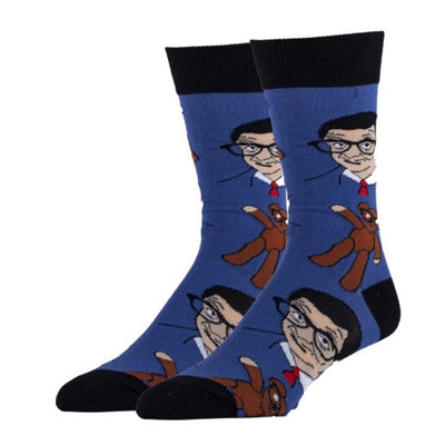 Oooh Yeah - Mens Unisex Crew Socks-Mr Bean and Teddy