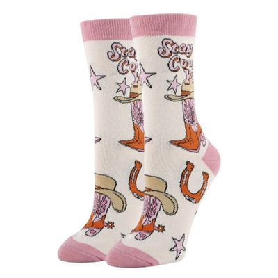 Oooh Yeah - Womens Giddy Up Womens Crew Socks