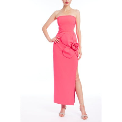 Badgley Mischka - Womens Strpls Flwr