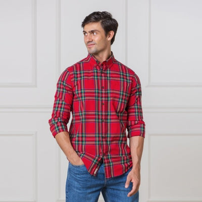 Hope & Henry - Mens Organic Stretch Poplin Shirt