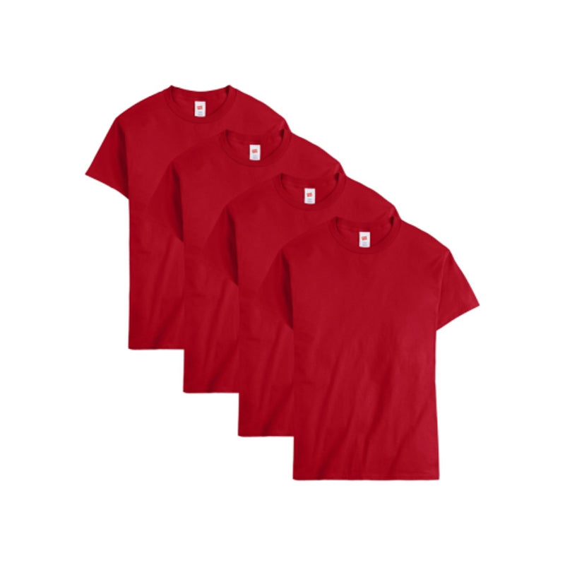Hanes - Mens Essentials Mens Cotton T-Shirt Value 4-Pack