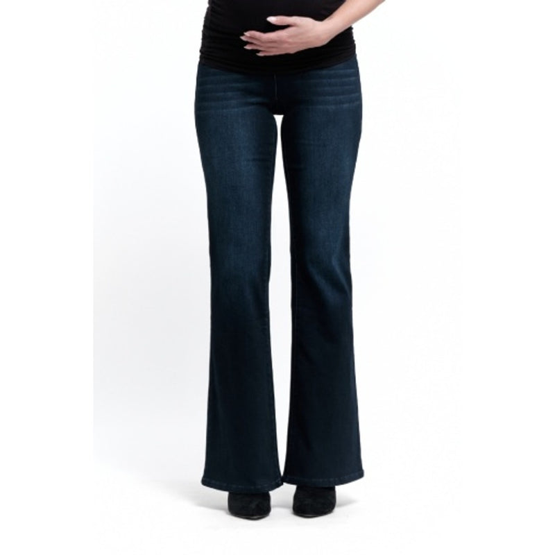 1822 Denim - Womens Maternity 33" Better Butter Slim Boot Jean with Bellyband