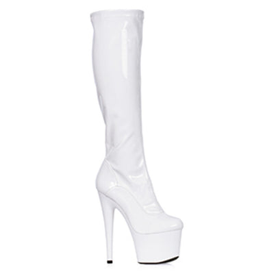 Ellie Shoes - 7" Stiletto Stretch Knee High Boot W/Zipper