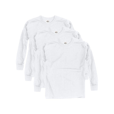 Hanes - Boys Long Sleeve T-Shirt 3-Pack