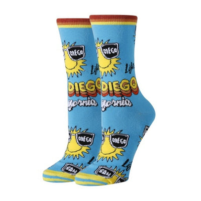 Oooh Yeah - Womens San Diego Womens Crew Socks
