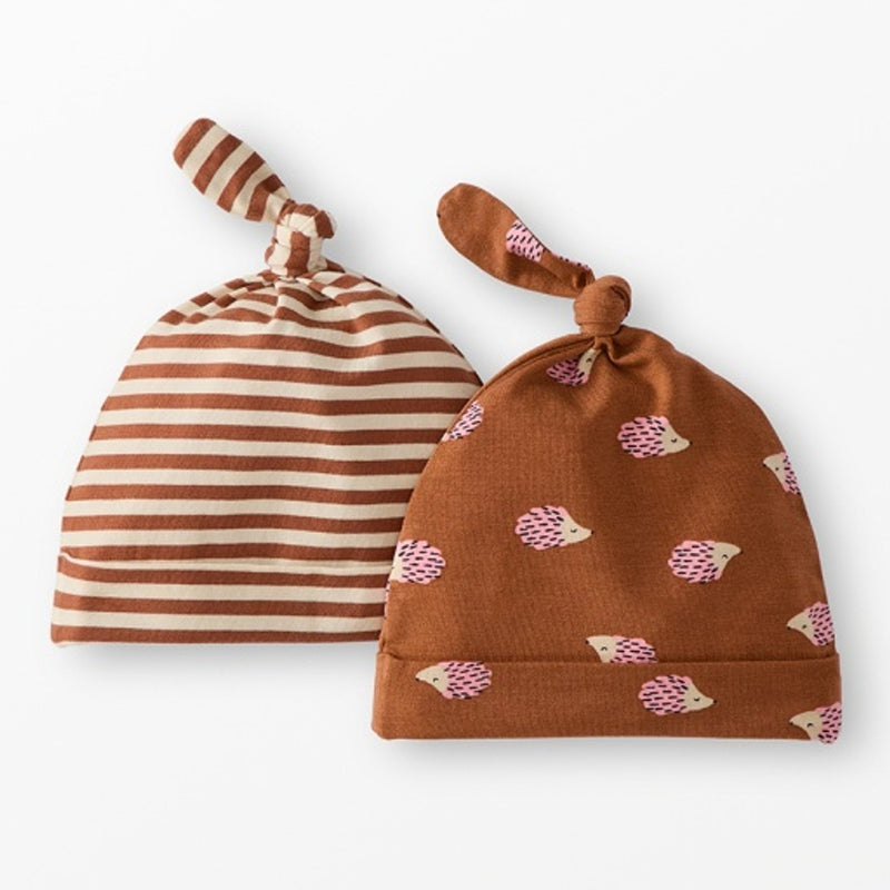 Hanna Andersson - Baby 2-Pack Baby Layette Top Knot Beanie in Hannasoft™