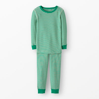 Hanna Andersson - Kids Striped Long John Pajama Set in Hannasoft Stretch™