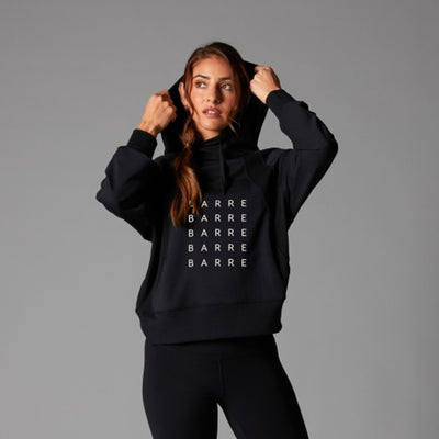Thirty Three Threads - Unisex Ab Cozy Paneled Hoodie Ebony