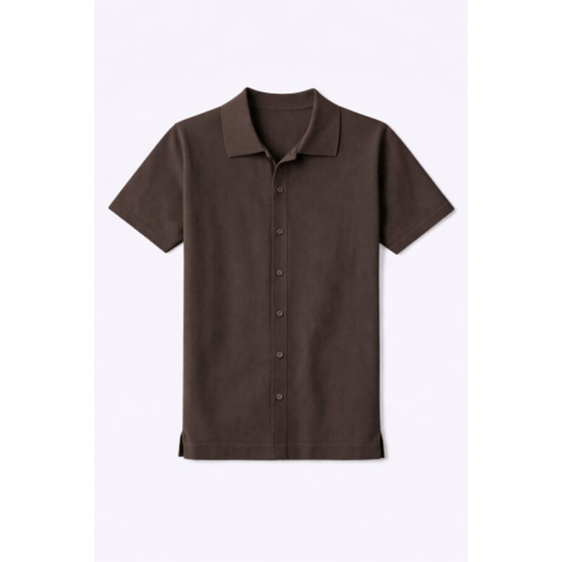 Cuts - Mens Riviera Knit Button Up