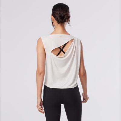 Thirty Three Threads - Unisex Draped Back Tank Oat