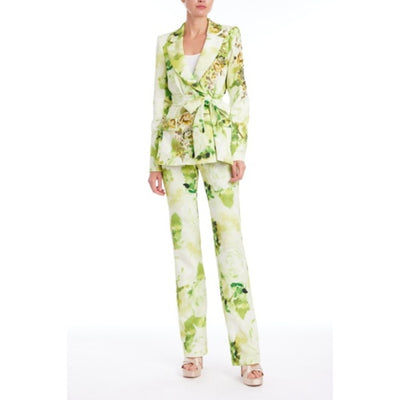 Badgley Mischka - Womens Beaded Floral