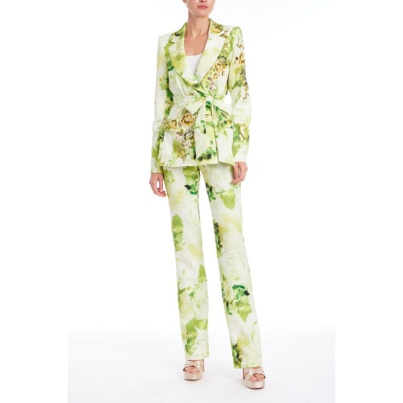 Badgley Mischka - Womens Beaded Floral