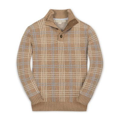 Hope & Henry - Boys Organic Mock Neck Sweater