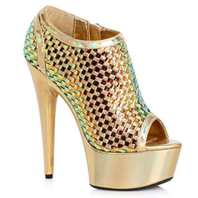 Ellie Shoes - 6 Inch Ankle Bootie with Weaves