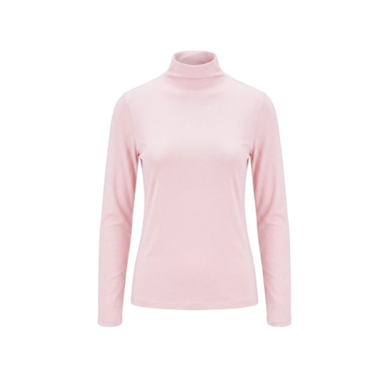 Liverpool Los Angeles - Womens Long Sleeve Mock Neck Knit Top